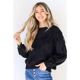 Times Are Changing Fringe Pullover ● Dress Up Sales