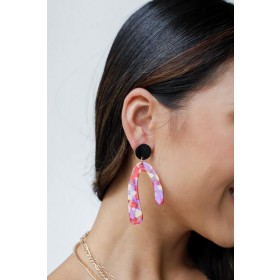 On Discount ● Cara Acrylic Statement Earrings ● Dress Up