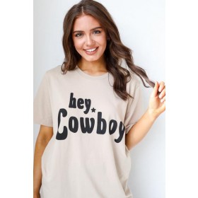On Discount ● Hey Cowboy Graphic Tee ● Dress Up