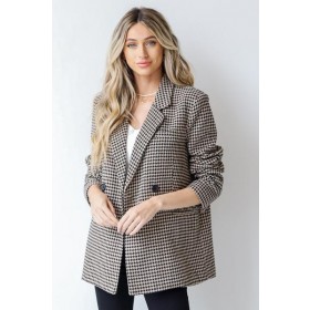 Miss Punctuality Houndstooth Blazer ● Dress Up Sales