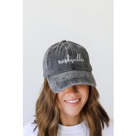 Nashville Script Embroidered Hat ● Dress Up Sales