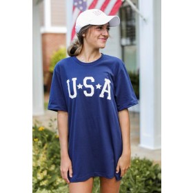 On Discount ● USA Star Graphic Tee ● Dress Up