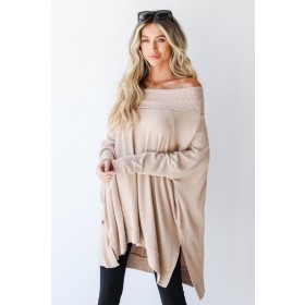 On Discount ● So Natural Brushed Knit Tunic ● Dress Up