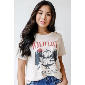 On Discount ● Wildlife Oversized Graphic Tee ● Dress Up