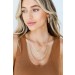 On Discount ● Becca Gold Layered Necklace ● Dress Up - 2