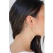 On Discount ● Blaire Gold Textured Hoop Earrings ● Dress Up - 2
