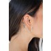 On Discount ● Blaire Gold Textured Hoop Earrings ● Dress Up - 0