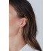 On Discount ● Kayla Gold Twisted Small Hoop Earrings ● Dress Up - 1