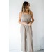 On Discount ● Take Me Out Linen Jumpsuit ● Dress Up - 3