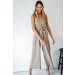 On Discount ● Take Me Out Linen Jumpsuit ● Dress Up - 0