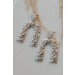 On Discount ● Ava Silver Hammered Statement Drop Earrings ● Dress Up - 1