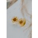 On Discount ● Nova Resin Sunflower Stud Earrings ● Dress Up - 2