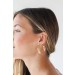 On Discount ● Heidi Gold Double Hoop Earrings ● Dress Up - 2