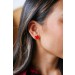On Discount ● Emmie Red Star Stud Earrings ● Dress Up - 1