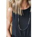 On Discount ● Charlie Black Beaded Necklace ● Dress Up - 0