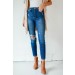 Leah Distressed Skinny Jeans ● Dress Up Sales - 4