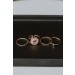 On Discount ● Lucy Gold Ring Set ● Dress Up - 3