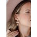 On Discount ● Brooke Gold Statement Earrings ● Dress Up - 0