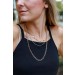 On Discount ● Kenna Gold Star Layered Necklace ● Dress Up - 0