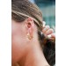 On Discount ● Ansley Gold Star Hoop Earrings ● Dress Up - 2