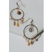 On Discount ● Amber Beaded Drop Earrings ● Dress Up - 1