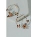 On Discount ● Aria Gold Butterfly Hoop Earrings ● Dress Up - 1