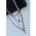 On Discount ● Brynn Gold Cross Layered Necklace ● Dress Up - 2