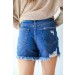 On Discount ● Reagan Distressed Mom Shorts ● Dress Up - 4