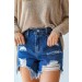 On Discount ● Reagan Distressed Mom Shorts ● Dress Up - 0
