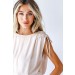 On Discount ● Zoe Ruched Shoulder Top ● Dress Up - 3