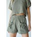 On Discount ● Picture Perfect Linen Shorts ● Dress Up - 0