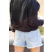 Madelyn Frayed Denim Shorts ● Dress Up Sales - 2