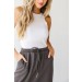 Kickin' It Drawstring Midi Skirt ● Dress Up Sales - 0