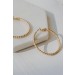 On Discount ● Kayla Gold Twisted Small Hoop Earrings ● Dress Up - 2