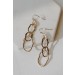 On Discount ● Marisa Gold Chainlink Drop Earrings ● Dress Up - 2