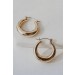 On Discount ● Shelby Gold Hoop Earrings ● Dress Up - 1