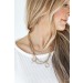 On Discount ● Eliza Gold Layered Chain Necklace ● Dress Up - 2
