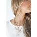 On Discount ● Eliza Gold Layered Chain Necklace ● Dress Up - 0
