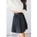 She's Irresistible Pleated Faux Leather Skirt ● Dress Up Sales - 3