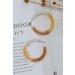 On Discount ● Sienna Tie-Dye Acrylic Hoop Earrings ● Dress Up - 1