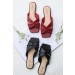 Venice Square Toe Slide Sandals ● Dress Up Sales - 0