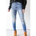 Delilah Distressed Skinny Jeans ● Dress Up Sales - 0