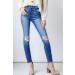 Bridget Distressed Skinny Jeans ● Dress Up Sales - 0