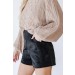 On Discount ● Take A Ride Faux Leather Shorts ● Dress Up - 6