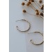 On Discount ● Piper Gold Twisted Hoop Earrings ● Dress Up - 2