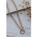 On Discount ● Natalie Gold Chain Necklace ● Dress Up - 1