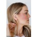 On Discount ● Lauren Gold Woven Hoop Earrings ● Dress Up - 0