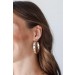 On Discount ● Dakota Gold Star Hoop Earrings ● Dress Up - 0