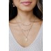 On Discount ● Meghan Gold Layered Coin Necklace ● Dress Up - 2