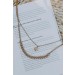 On Discount ● Macey Gold Layered Chain Necklace ● Dress Up - 3